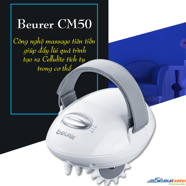 Máy massage cầm tay trị liệu bệnh Cellulite Beurer CM50